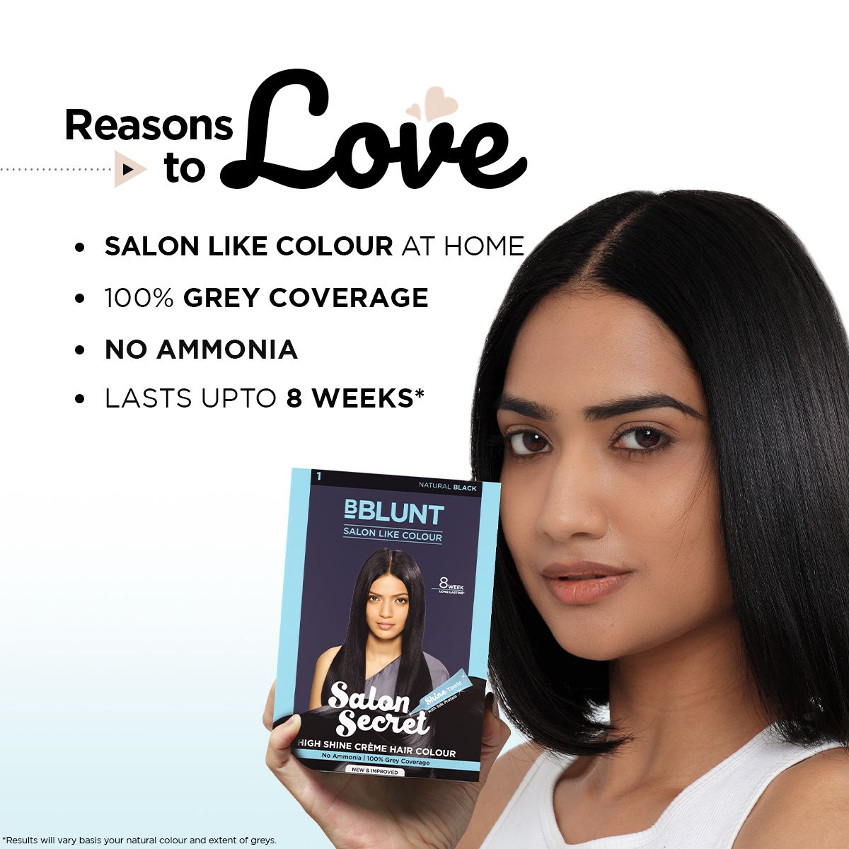 Bblunt blue on sale black hair colour