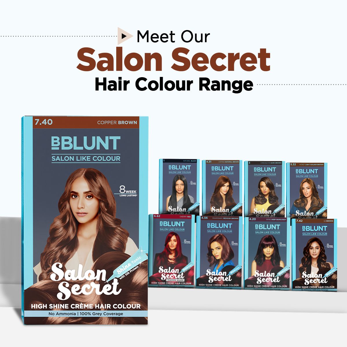 Buy Salon Secret High Shine Creme Hair Colour, Chocolate Dark Brown 3, 100g  with Shine Tonic, 8ml online | Looksgud.in