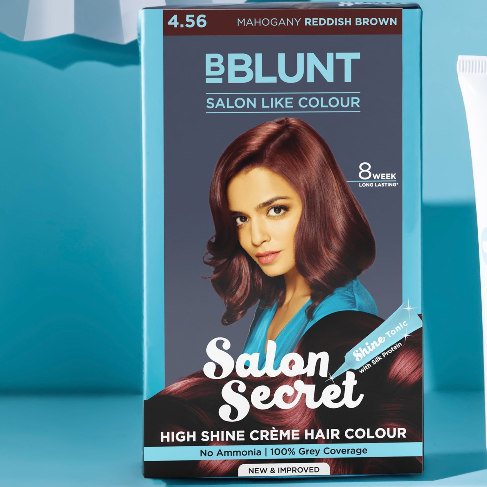 BBlunt Salon Secret High Shine Creme Hair Colour Honey Light Golden Brown  532 100 g  8 ml